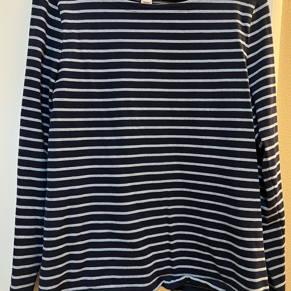 J Crew striped long sleeve tee